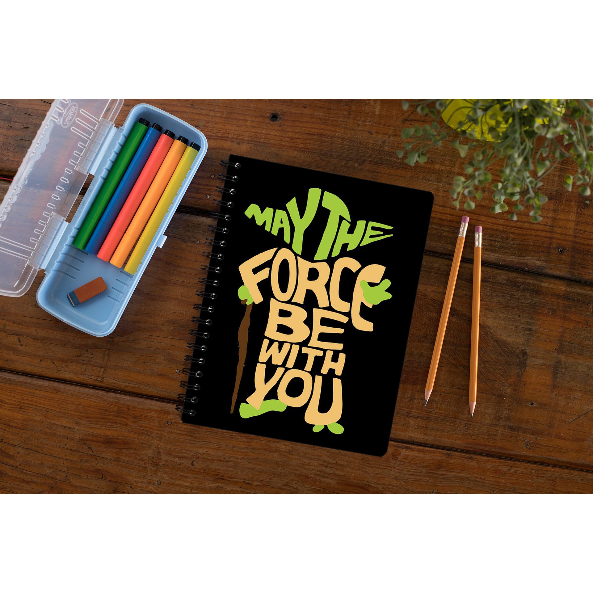 star wars may the force be with you notebook notepad diary buy online india the banyan tee tbt unruled yoda