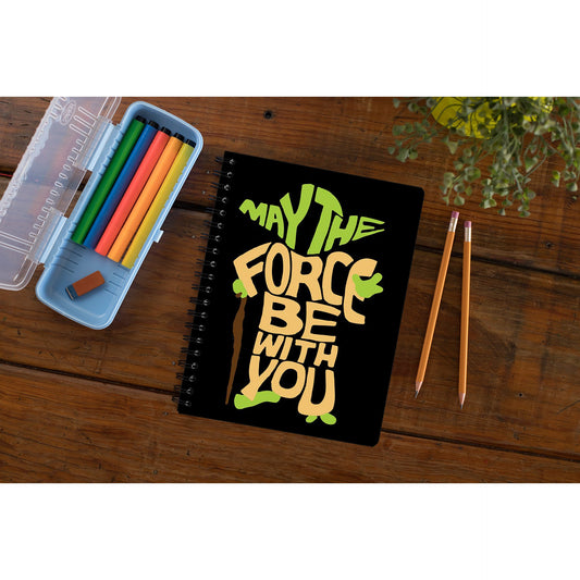 star wars may the force be with you notebook notepad diary buy online india the banyan tee tbt unruled yoda