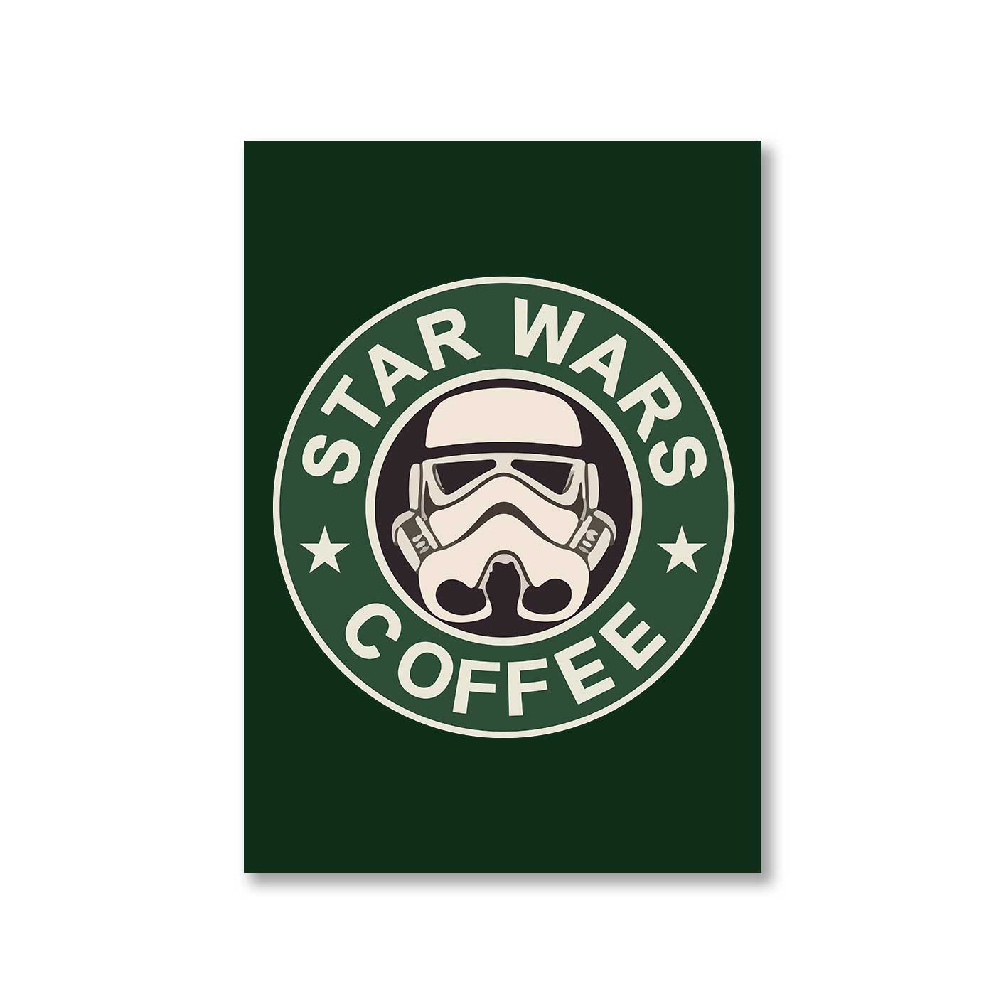 star wars star coffee poster wall art buy online india the banyan tee tbt a4