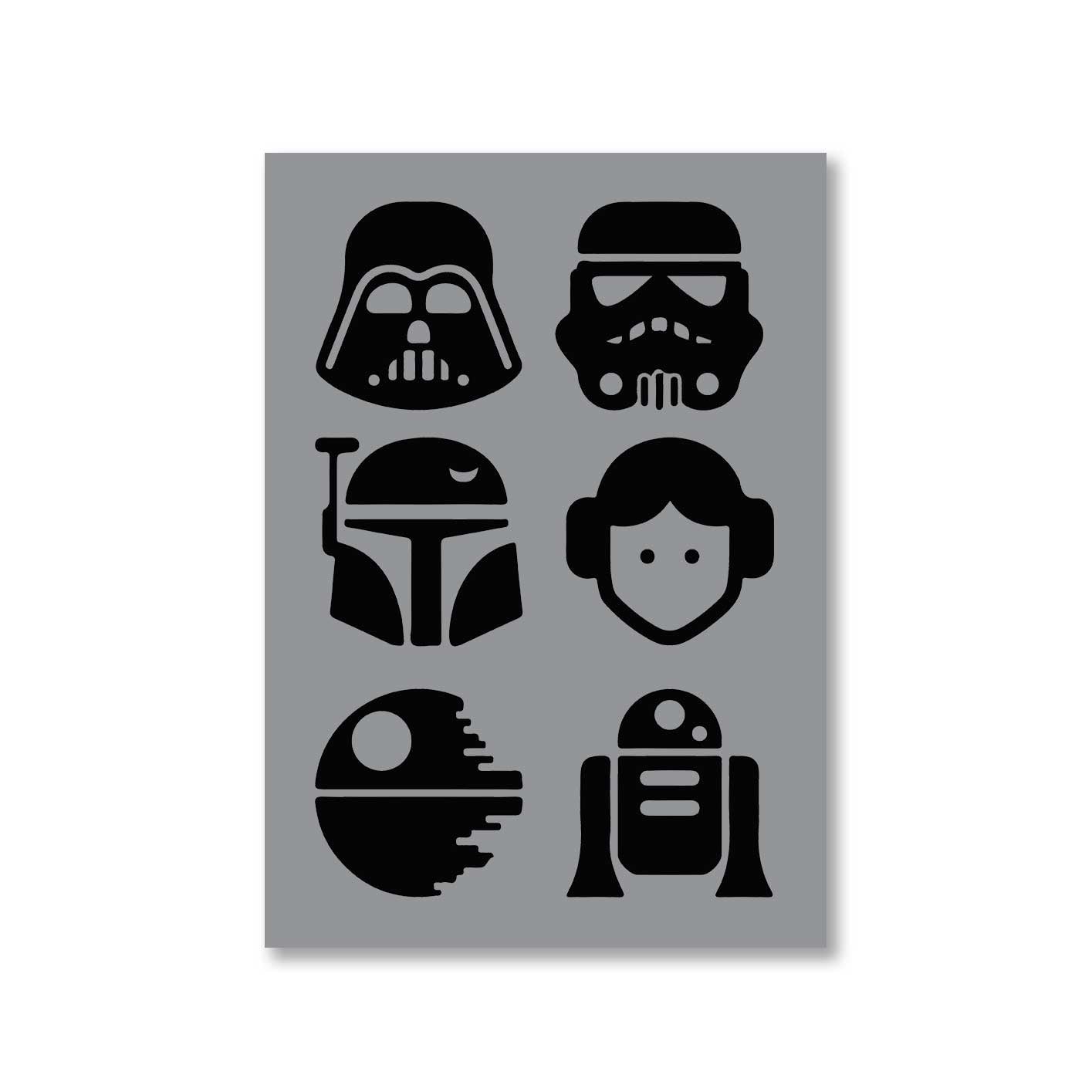 star wars star cast poster wall art buy online india the banyan tee tbt a4