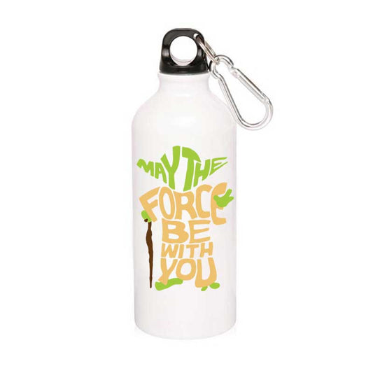 star wars may the force be with you sipper steel water bottle flask gym shaker tv & movies buy online india the banyan tee tbt men women girls boys unisex  yoda