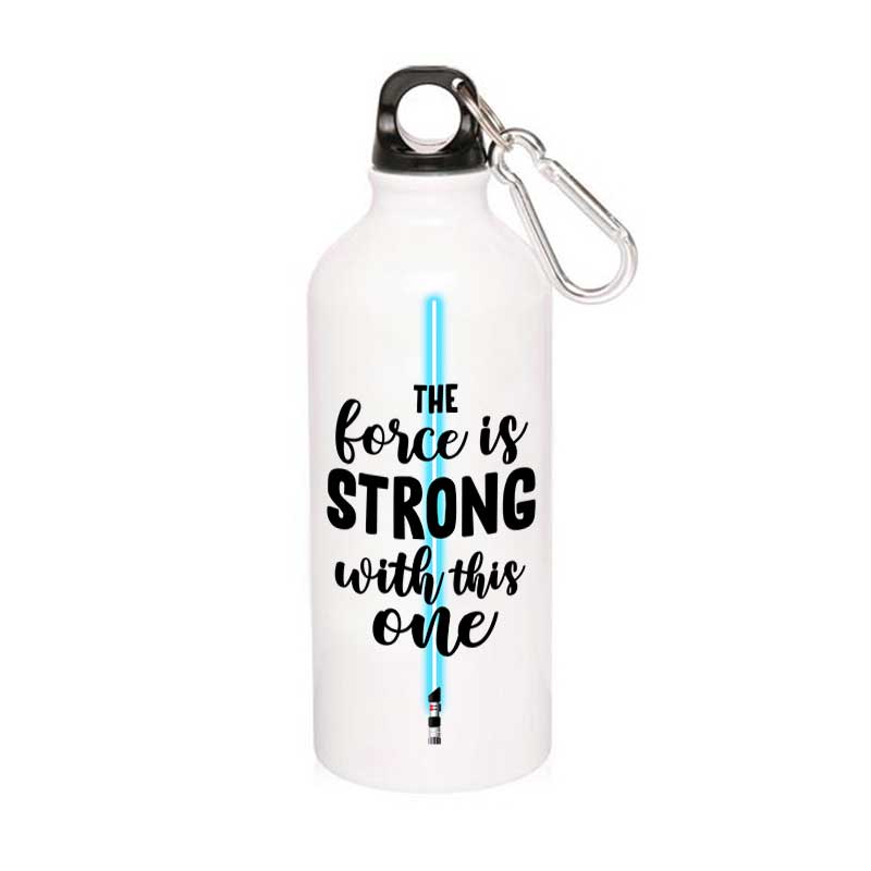 star wars the force is strong with this one sipper steel water bottle flask gym shaker tv & movies buy online india the banyan tee tbt men women girls boys unisex