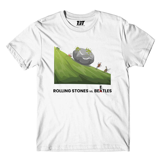 Stones Vs Beetles Funny The Beatles T-shirt - T-shirt The Banyan Tee TBT shirt for men women boys designer stylish online cotton india