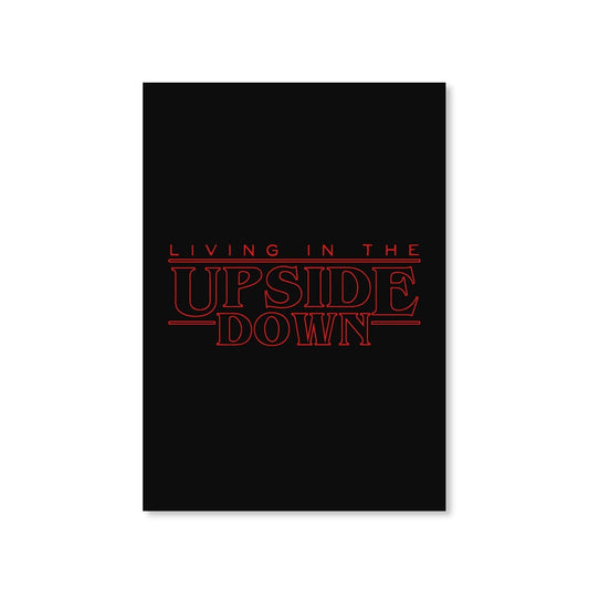 stranger things the upside down poster wall art buy online india the banyan tee tbt a4 stranger things eleven demogorgon shadow monster dustin quote vector art clothing accessories merchandise