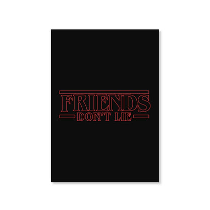Poster - Friends Don't Lie