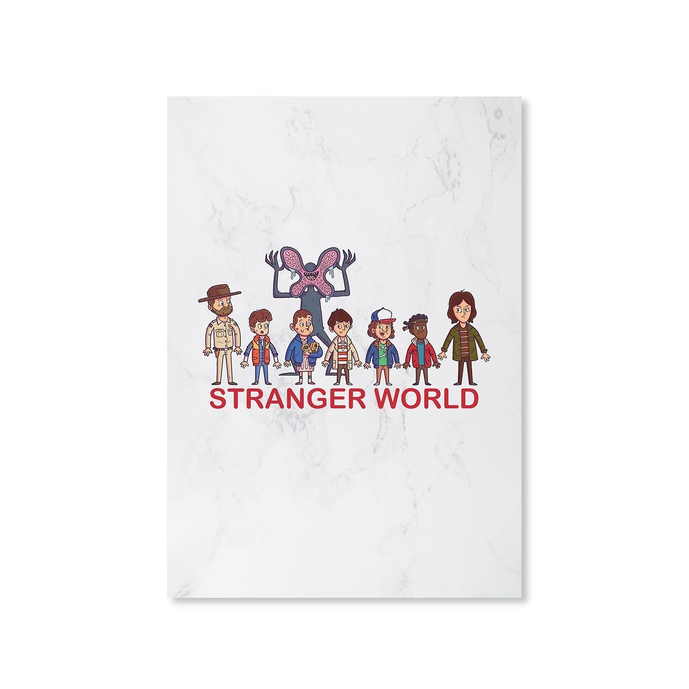 stranger things stranger world poster wall art buy online india the banyan tee tbt a4 stranger things eleven demogorgon shadow monster dustin quote vector art clothing accessories merchandise