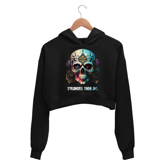 pantera stronger than all crop hoodie hooded sweatshirt upper winterwear music band buy online india the banyan tee tbt men women girls boys unisex black