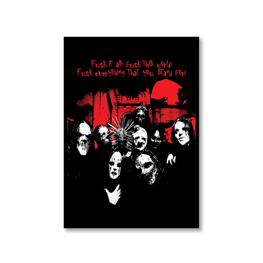 slipknot surfacing poster wall art buy online india the banyan tee tbt a4