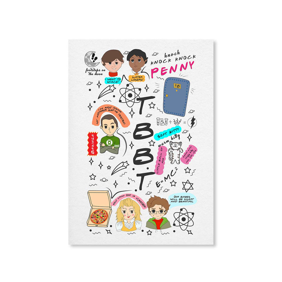 The Big Bang Theory Posters by The Banyan Tee