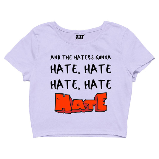 taylor swift haters gonna hate crop top music band buy online india the banyan tee tbt men women girls boys unisex xs