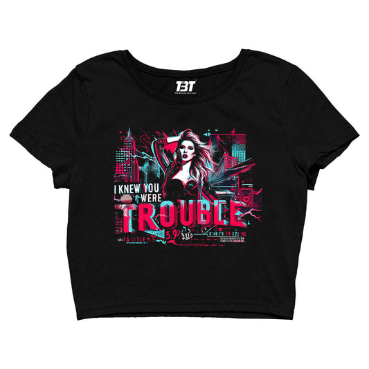 taylor swift you were trouble crop top music band buy online india the banyan tee tbt men women girls boys unisex xs