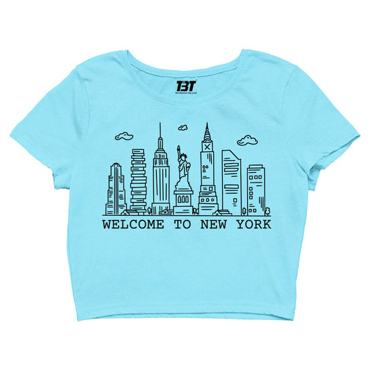 taylor swift welcome to new york crop top music band buy online india the banyan tee tbt men women girls boys unisex xs