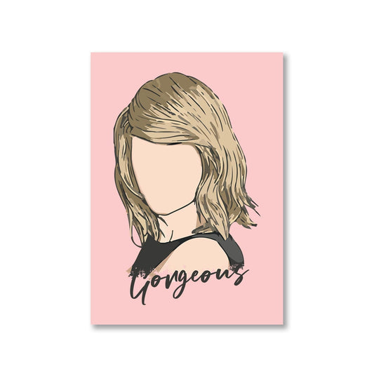 taylor swift gorgeous poster wall art buy online india the banyan tee tbt a4