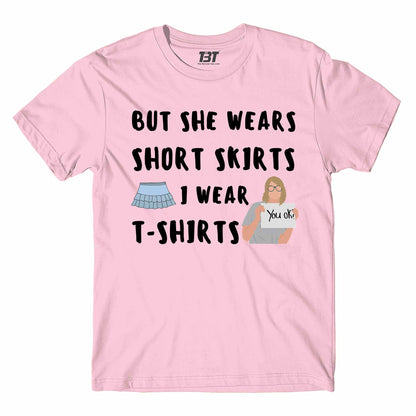 taylor swift i wear t-shirts t-shirt music band buy online india the banyan tee tbt men women girls boys unisex baby pink