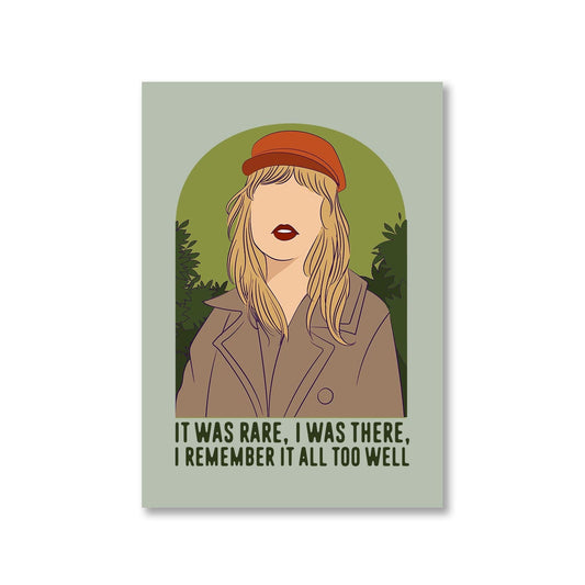taylor swift remember it all too well poster wall art buy online india the banyan tee tbt a4 