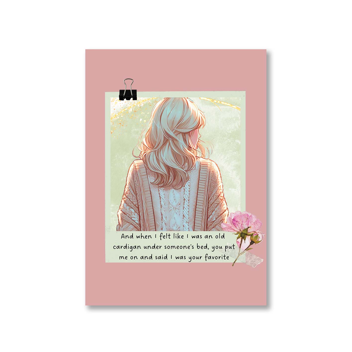 taylor swift old cardigan poster wall art buy online india the banyan tee tbt a4 