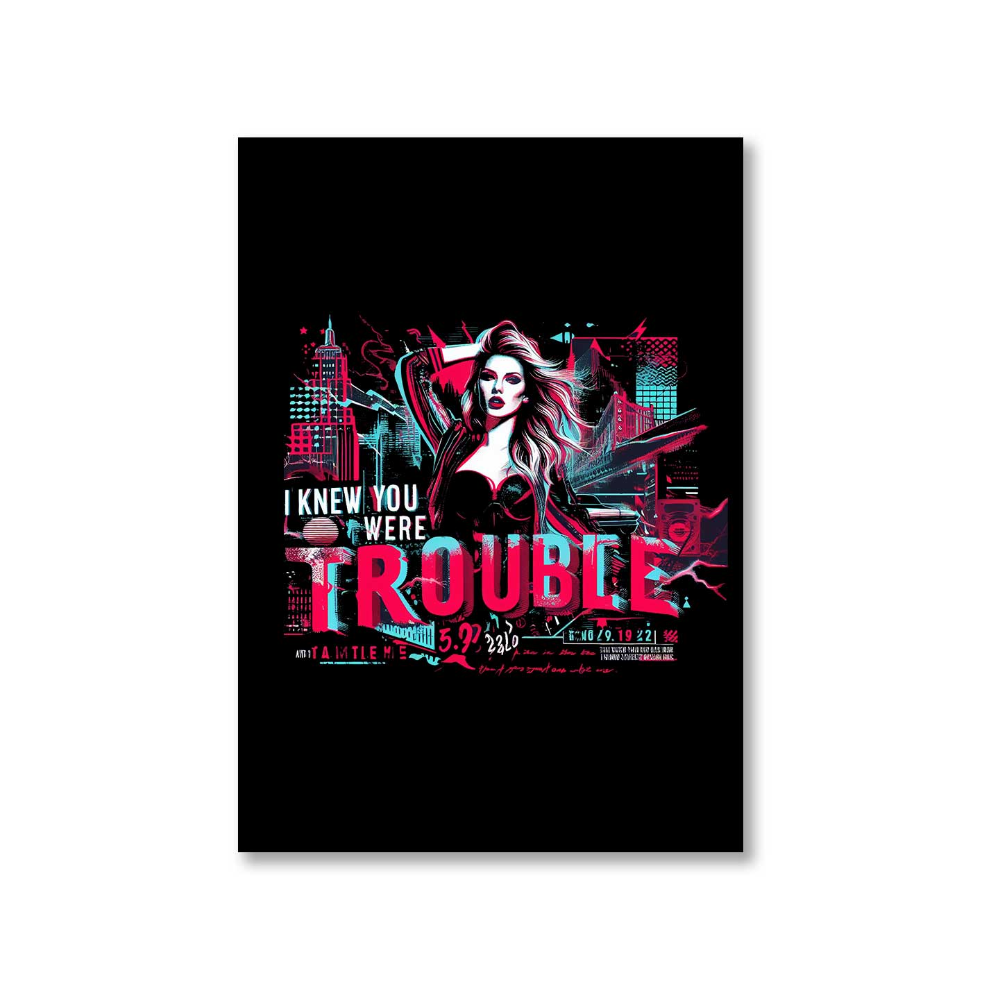 taylor swift you were trouble poster wall art buy online india the banyan tee tbt a4 