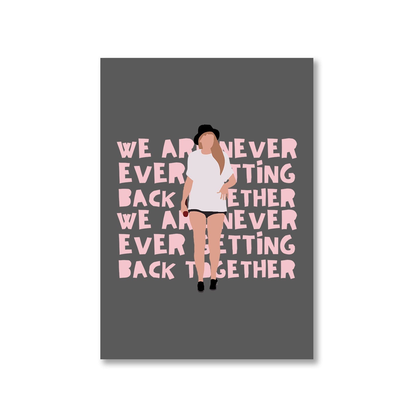 taylor swift getting back together poster wall art buy online india the banyan tee tbt a4 