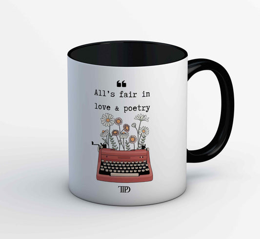 taylor swift love & poetry mug coffee ceramic music band buy online india the banyan tee tbt men women girls boys unisex  