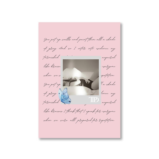 taylor swift tortured poets department poster wall art buy online india the banyan tee tbt a4 