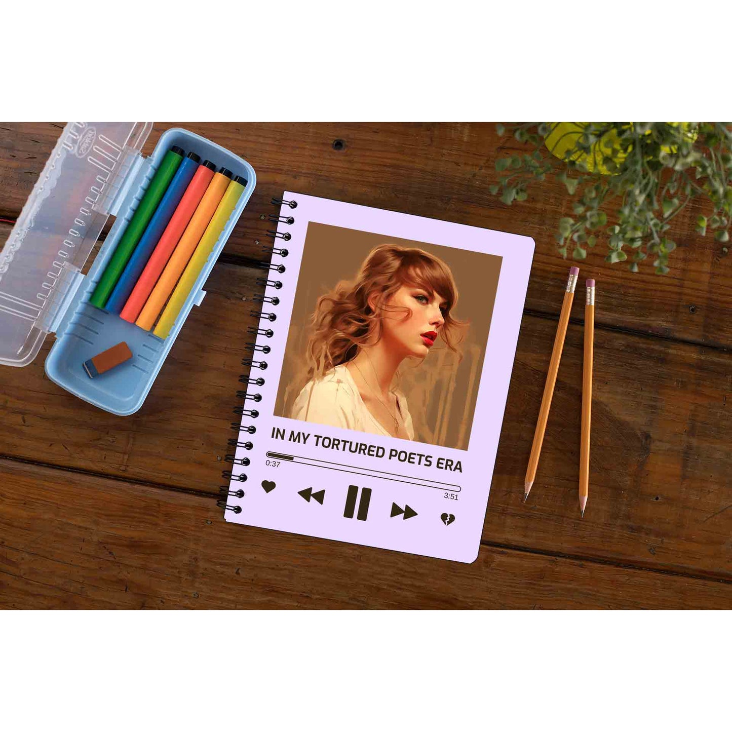 taylor swift tortured poets era notebook notepad diary buy online india the banyan tee tbt unruled 