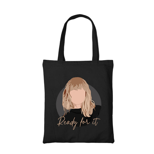 taylor swift ready for it tote bag hand printed cotton women men unisex