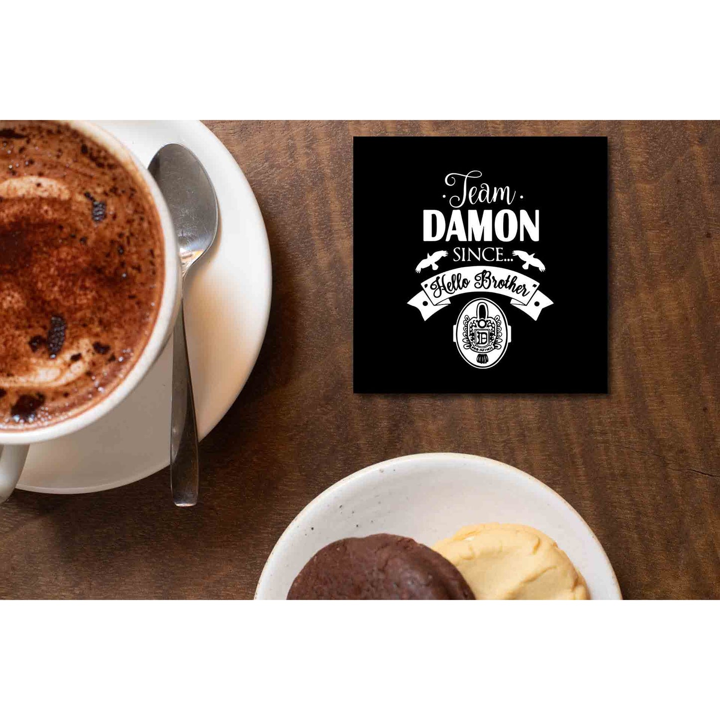 the vampire diaries team damon coasters wooden table cups indian tv & movies buy online india the banyan tee tbt men women girls boys unisex