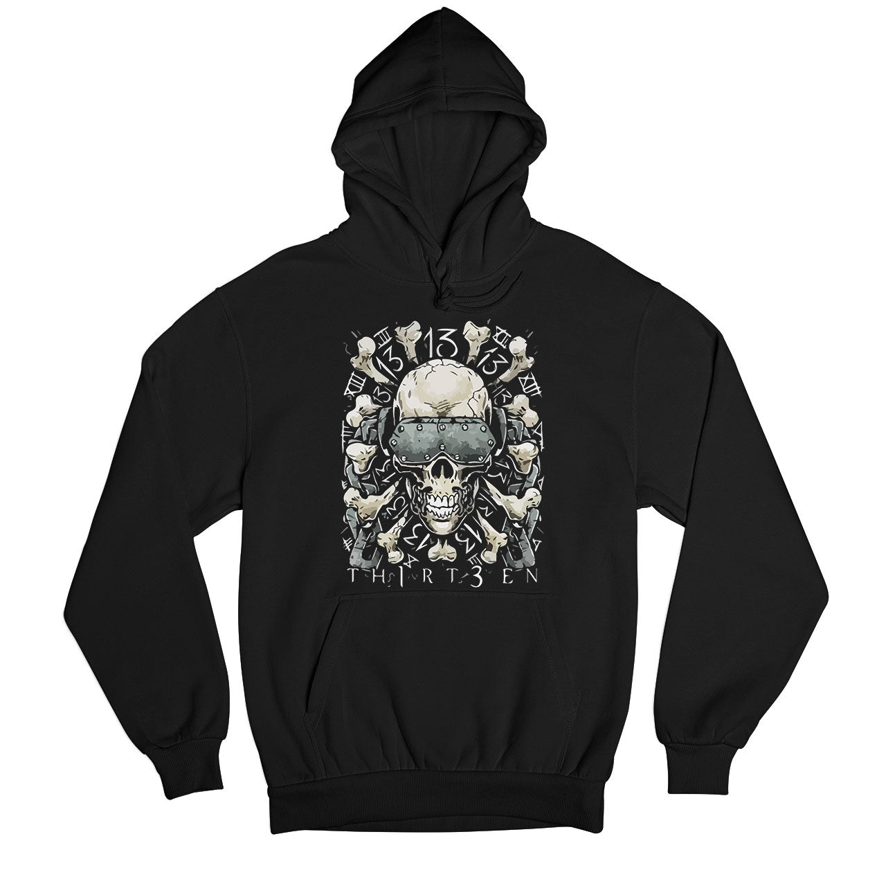 megadeth th1rt3en hoodie hooded sweatshirt winterwear music band buy online india the banyan tee tbt men women girls boys unisex black