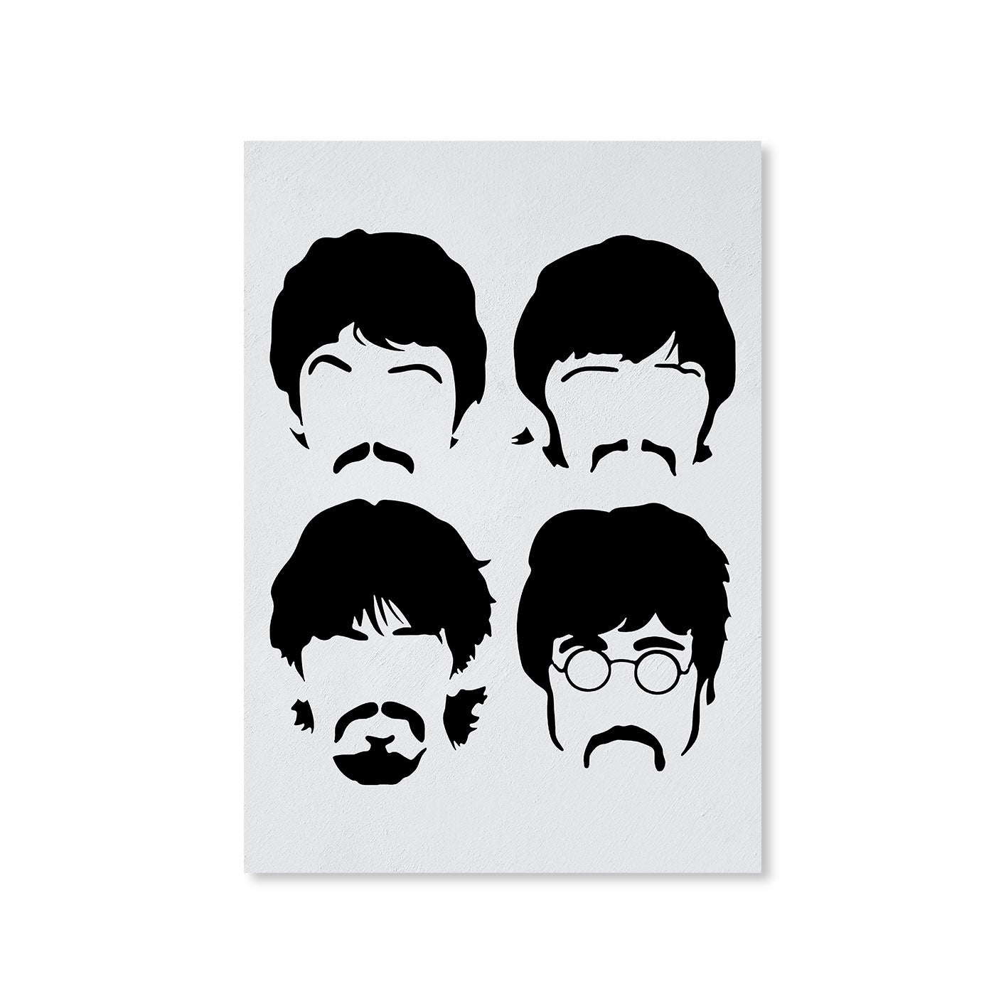 The Rock N' Roll Quartet The Beatles Poster Posters The Banyan Tee TBT Wall Art unframed framed