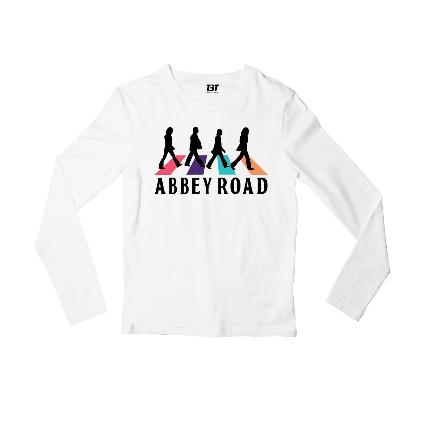 The Beatles Full Sleeves T-shirt Long Sleeves - Abbey Road Full Sleeves T-shirt Long Sleeves The Banyan Tee TBT