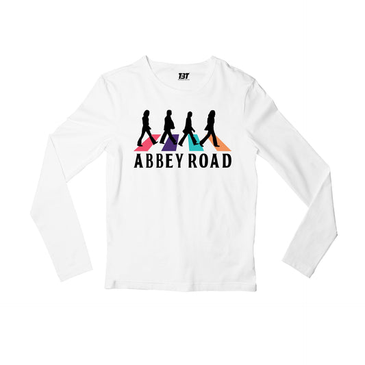 The Beatles Full Sleeves T-shirt Long Sleeves - Abbey Road Full Sleeves T-shirt Long Sleeves The Banyan Tee TBT