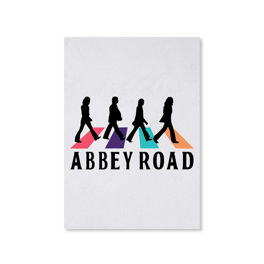 Abbey Road The Beatles Poster Posters The Banyan Tee TBT Wall Art unframed framed