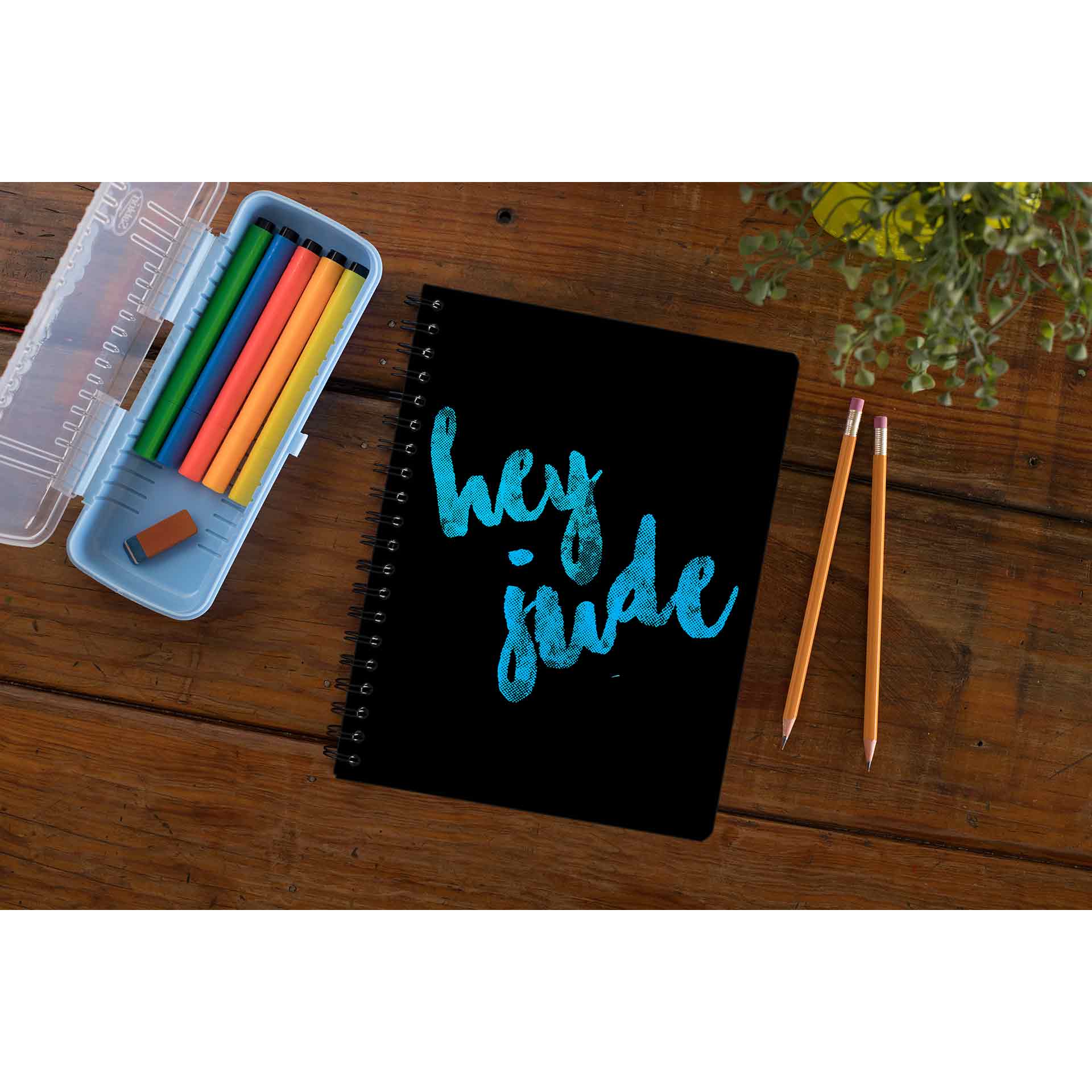 The Beatles Notebook - Hey Jude Notebook The Banyan Tee TBT Notepad paper online diary personal girls cute office under 100