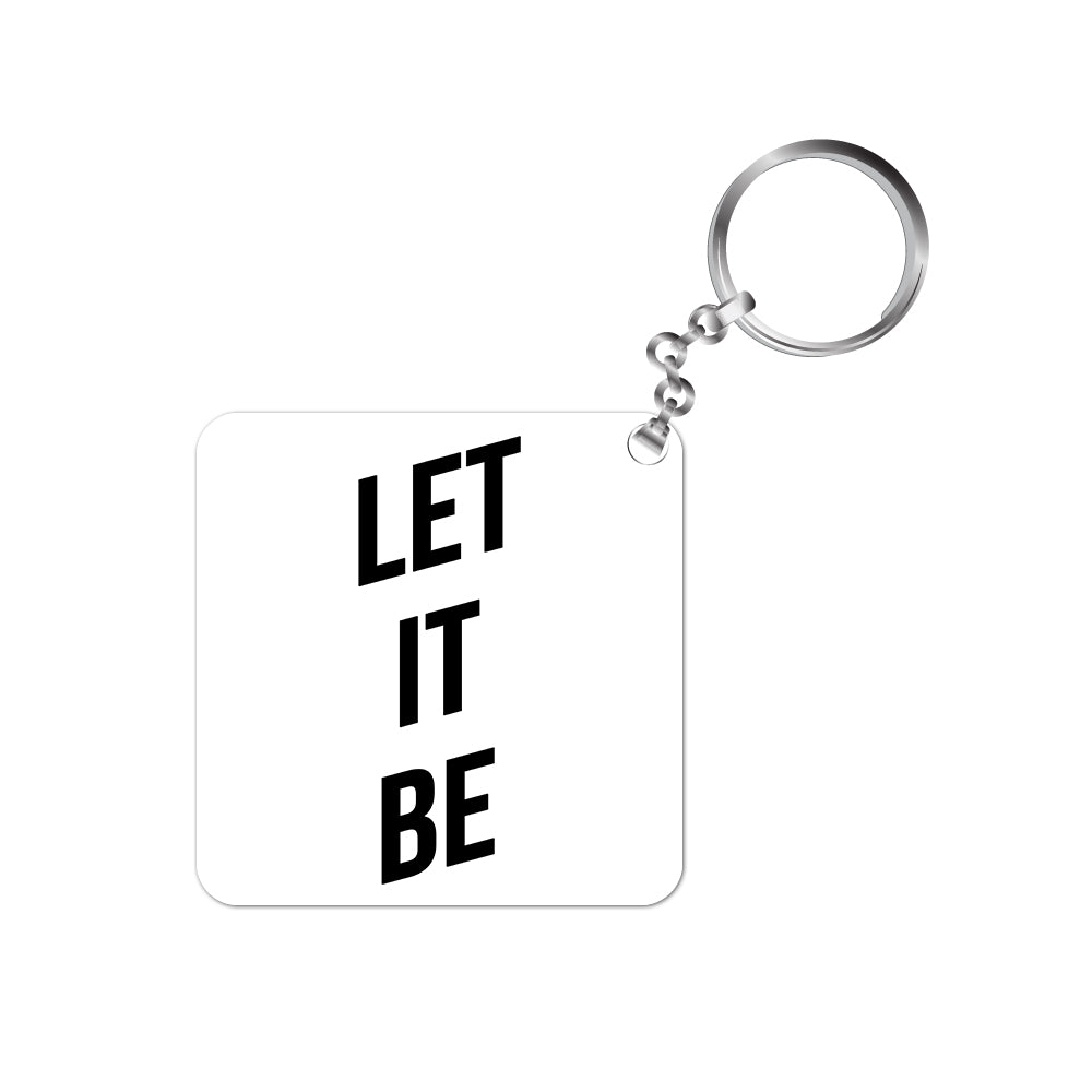 the beatles keychain keyring music band rock n roll pop let it be