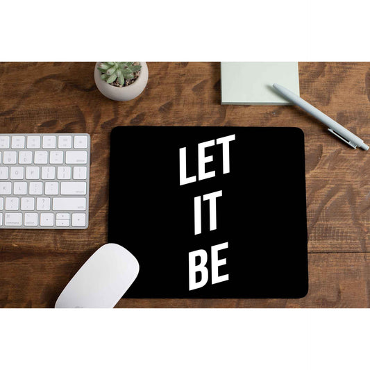Let It Be The Beatles Mousepad The Banyan Tee TBT Mouse pad computer accessory