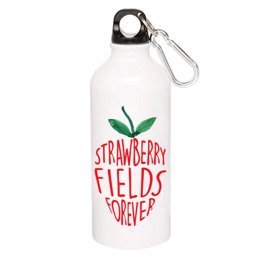 Strawberry Fields Forever The Beatles Sipper Metal Water Bottle The Banyan Tee TBT