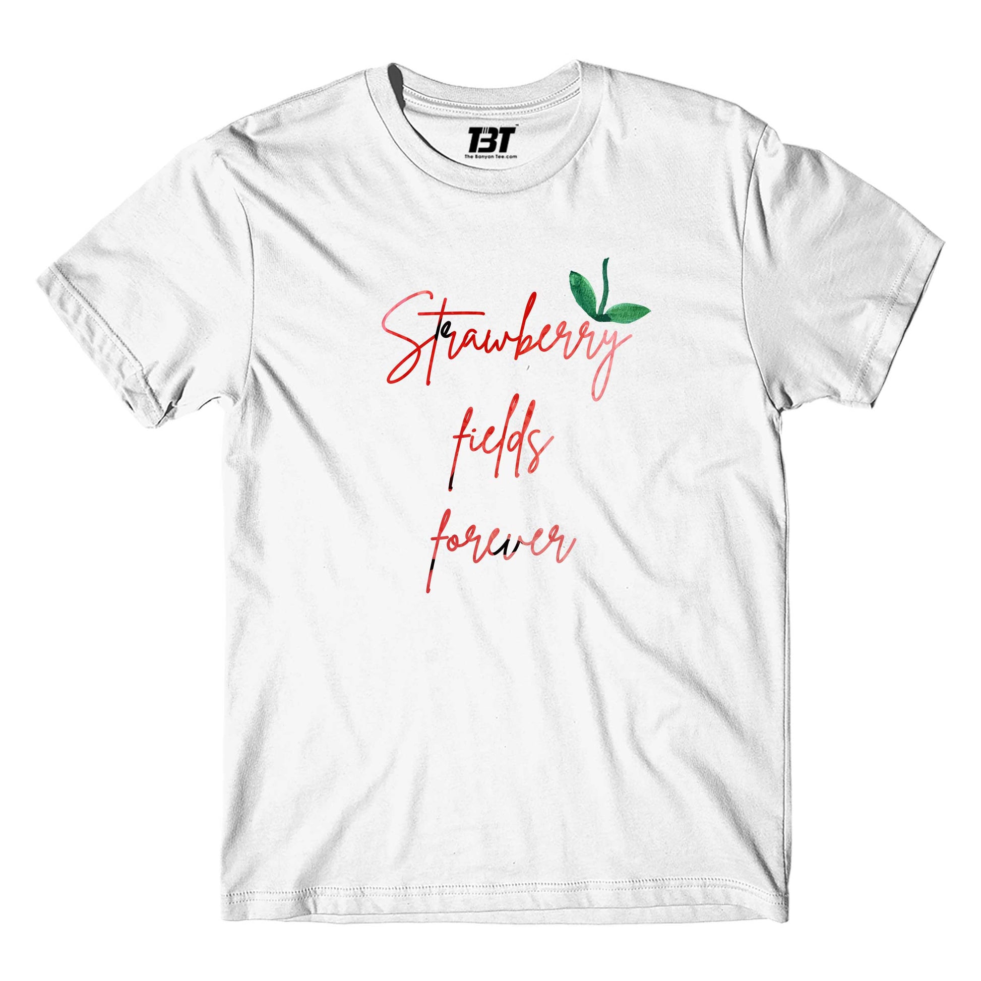 The Beatles T-shirt - Strawberry Fields Forever T-shirt The Banyan Tee TBT shirt for men women boys designer stylish online cotton india
