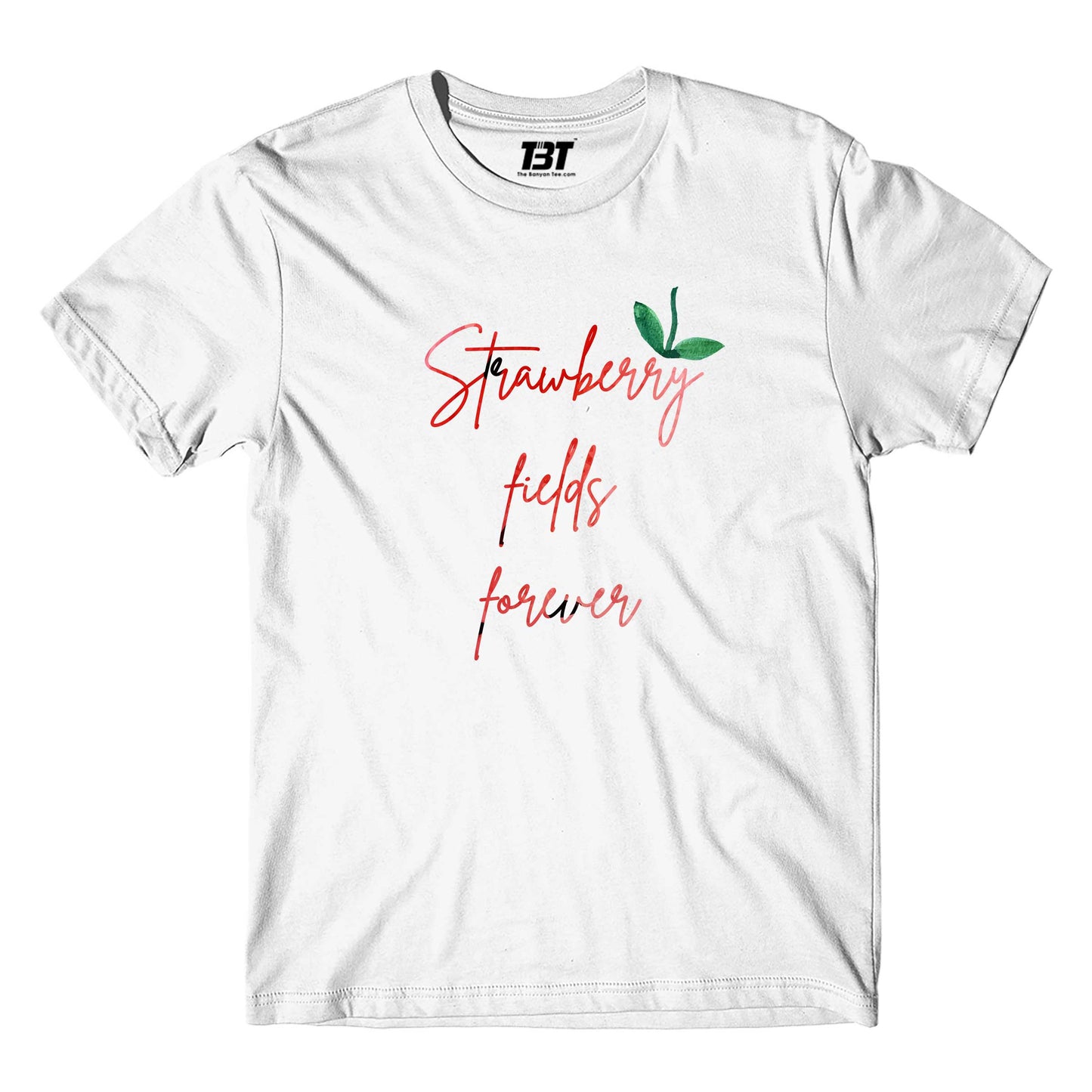 The Beatles T-shirt - Strawberry Fields Forever T-shirt The Banyan Tee TBT shirt for men women boys designer stylish online cotton india