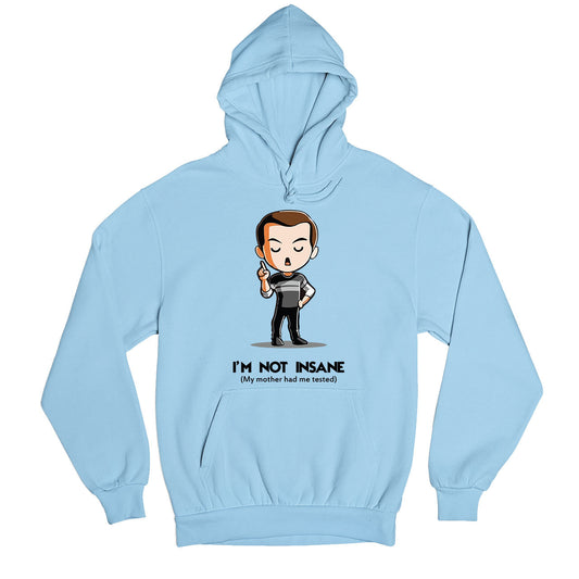 The Big Bang Theory Hoodie - Insane My mother had me tested Hoodie Hooded Sweatshirt The Banyan Tee TBT