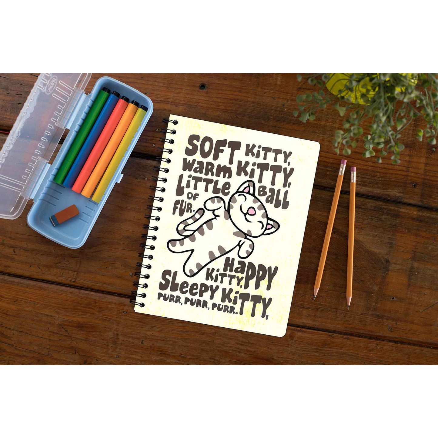 The Big Bang Theory Notebook - Soft Kitty The Banyan Tee TBT