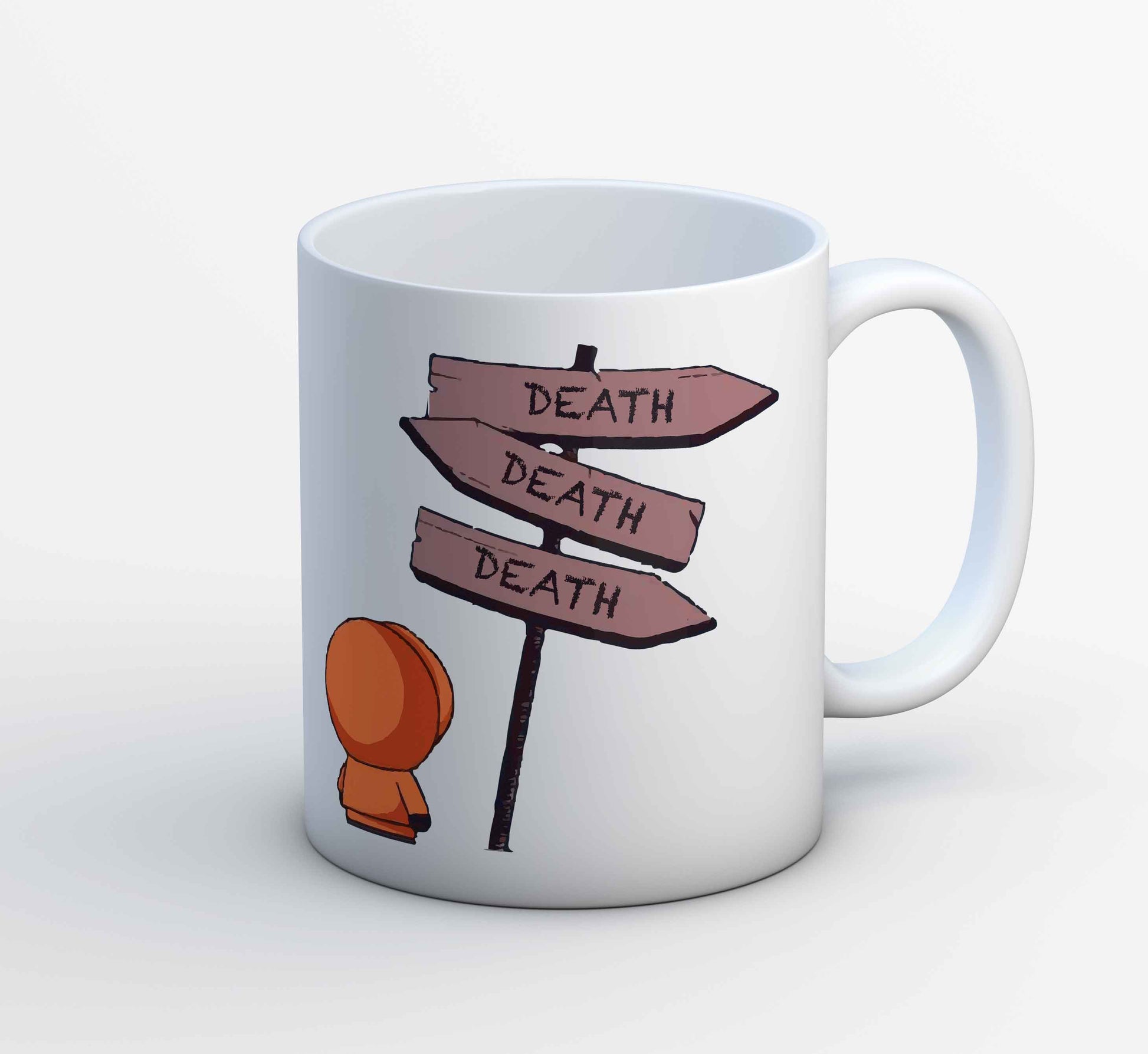 south park the deadly signboard mug coffee ceramic tv & movies buy online india the banyan tee tbt men women girls boys unisex  south park kenny cartman stan kyle cartoon character illustration