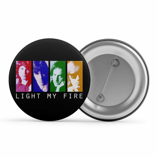 the doors light my fire pop art badge pin button music band buy online india the banyan tee tbt men women girls boys unisex