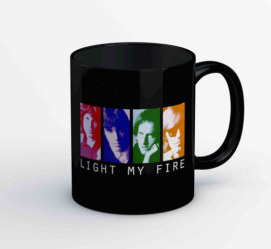 the doors light my fire pop art mug coffee ceramic music band buy online india the banyan tee tbt men women girls boys unisex