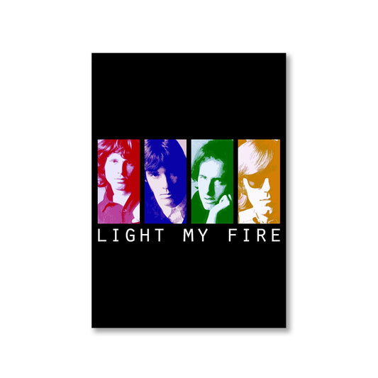 the doors light my fire pop art poster wall art buy online india the banyan tee tbt a4