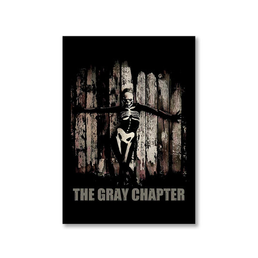 slipknot the gray chapter poster wall art buy online india the banyan tee tbt a4