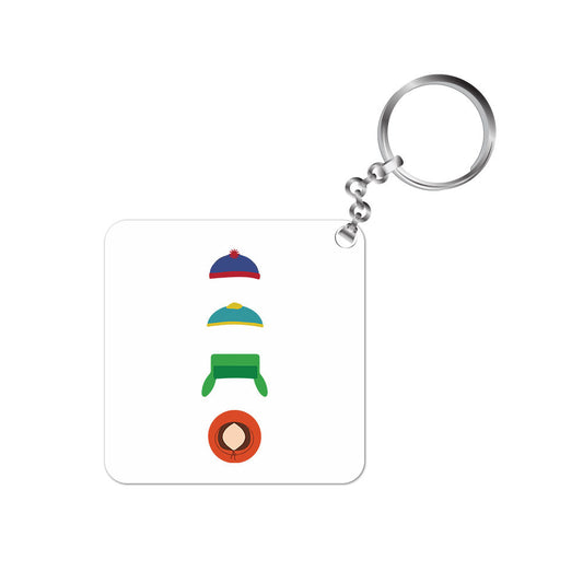 south park the hats keychain keyring for car bike unique home tv & movies buy online india the banyan tee tbt men women girls boys unisex  south park kenny cartman stan kyle cartoon character illustration