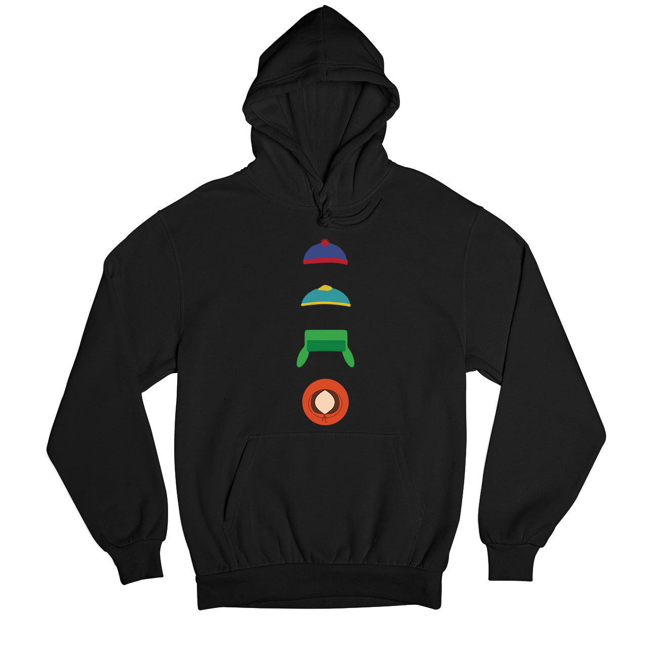 south park the hats hoodie hooded sweatshirt winterwear tv & movies buy online india the banyan tee tbt men women girls boys unisex black south park kenny cartman stan kyle cartoon character illustration