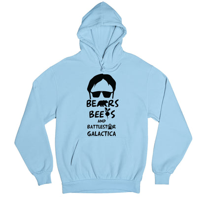 the office bears beets & battlestar galactica hoodie hooded sweatshirt winterwear tv & movies buy online india the banyan tee tbt men women girls boys unisex gray - dwight