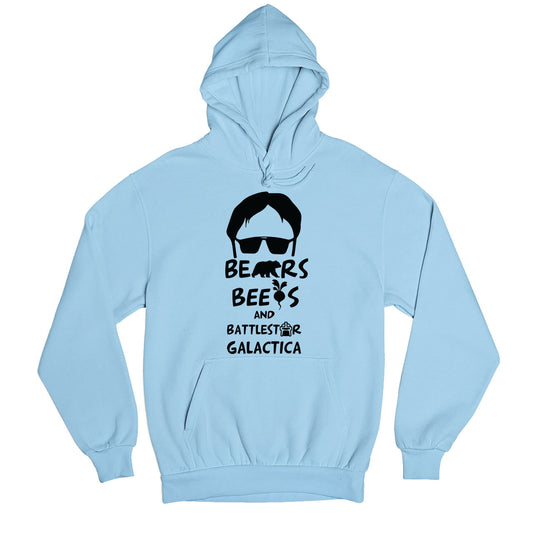 the office bears beets & battlestar galactica hoodie hooded sweatshirt winterwear tv & movies buy online india the banyan tee tbt men women girls boys unisex gray - dwight