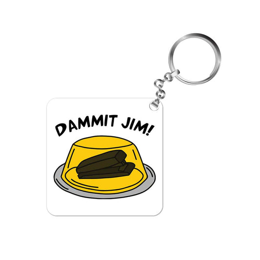the office dammit jim keychain keyring for car bike unique home tv & movies buy online india the banyan tee tbt men women girls boys unisex